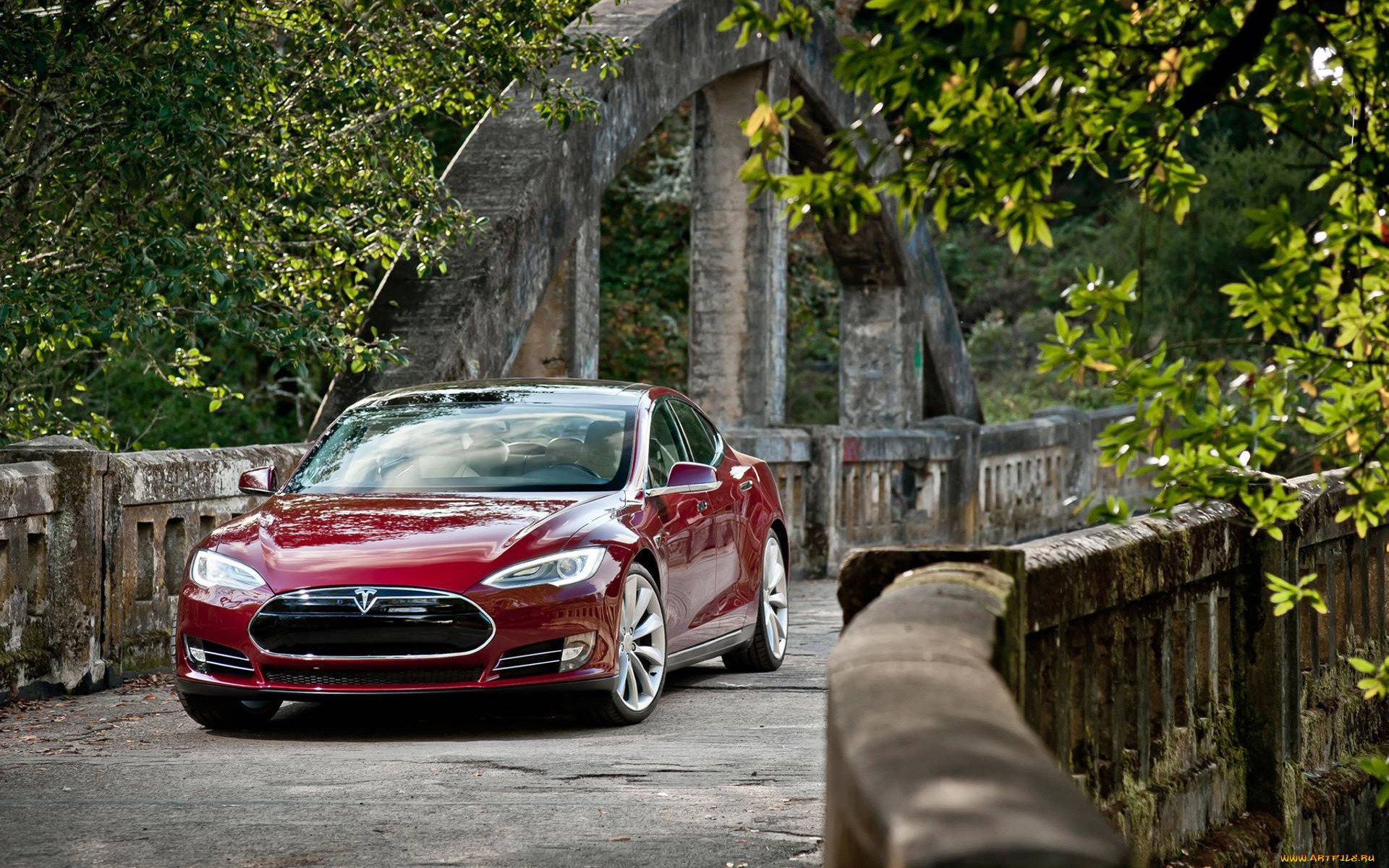 , tesla, model, s, electric